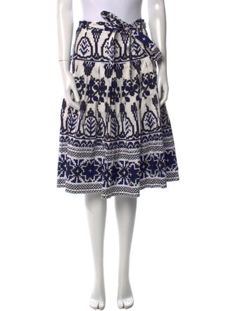 Samantha Sung Printed Knee-Length Skirt