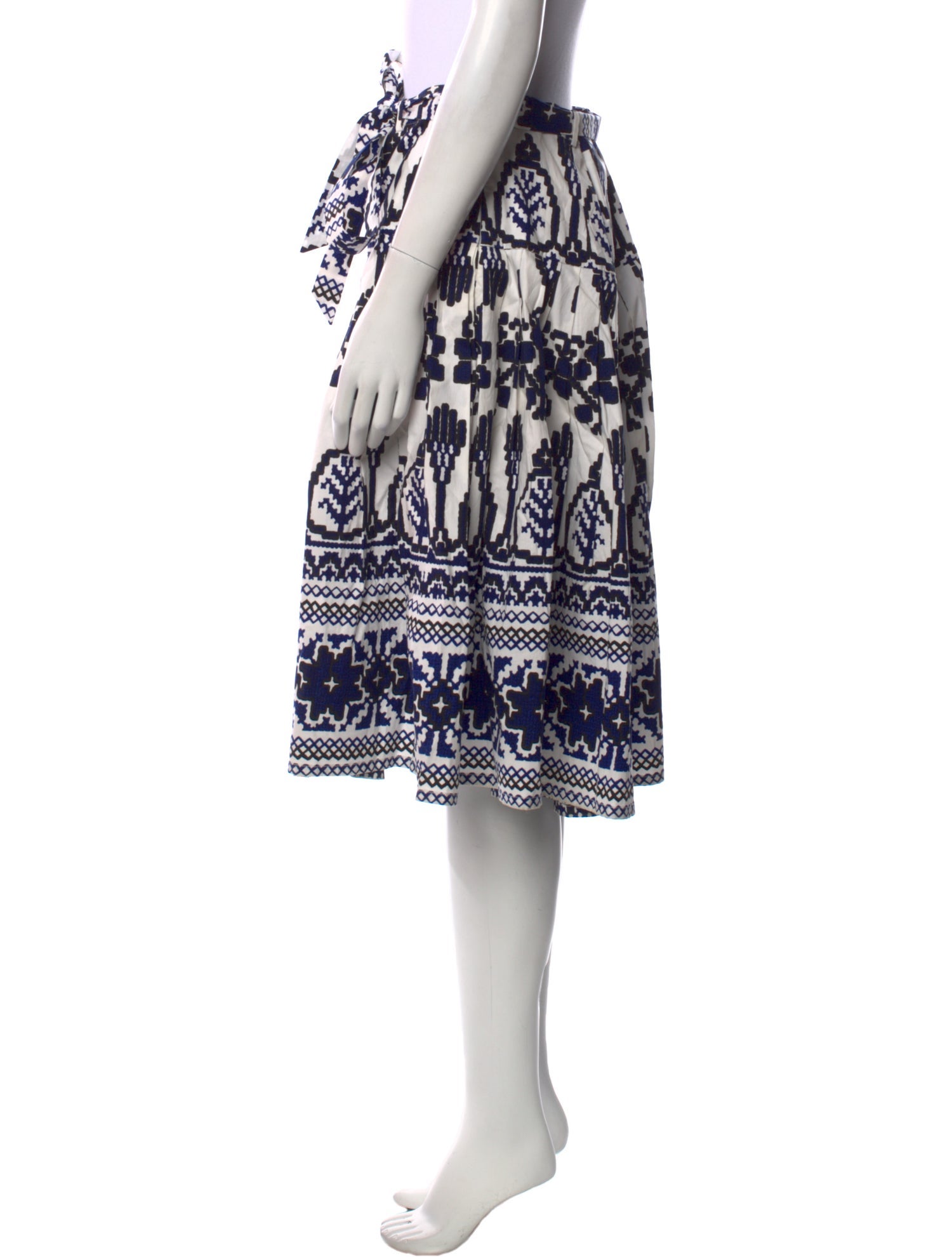 Samantha Sung Printed Knee-Length Skirt