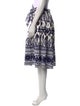 Samantha Sung Printed Knee-Length Skirt