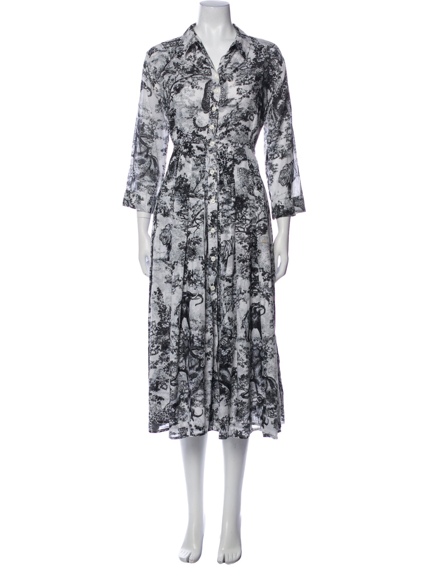 Samantha Sung Floral Print Long Dress