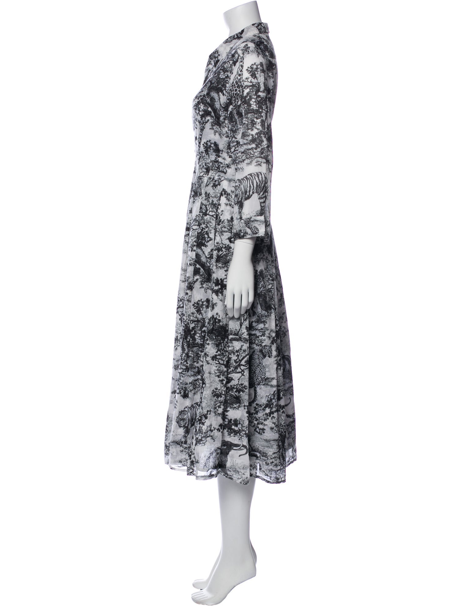 Samantha Sung Floral Print Long Dress