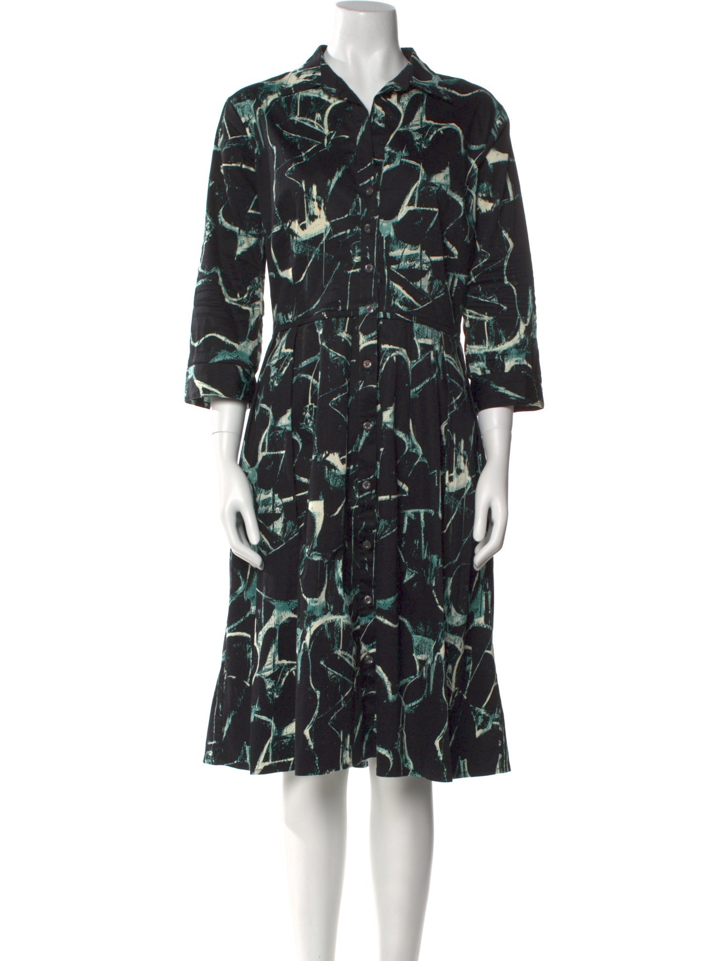 Samantha Sung Printed Midi Length Dress