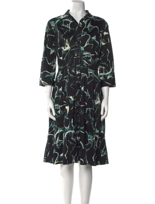 Samantha Sung Printed Midi Length Dress