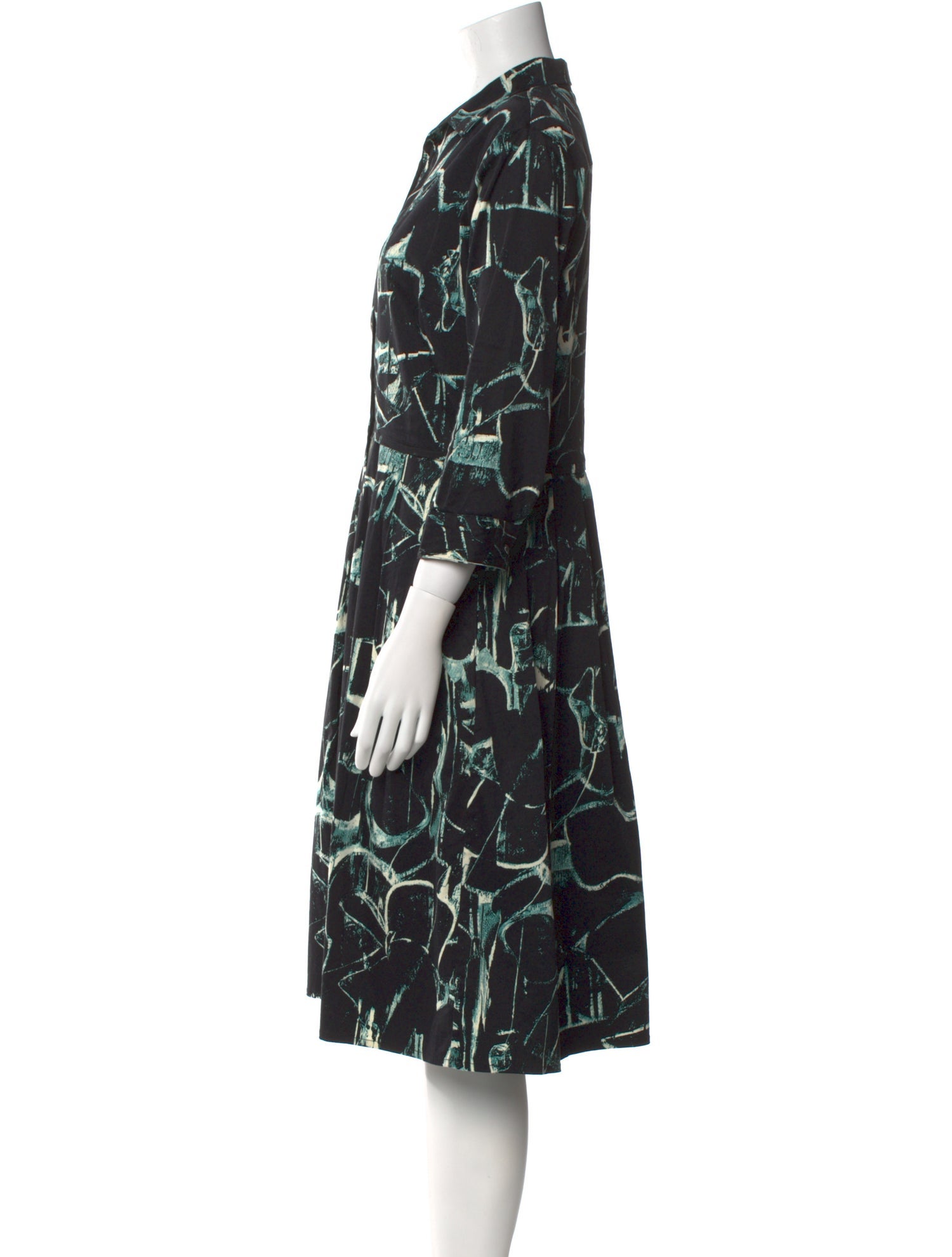 Samantha Sung Printed Midi Length Dress