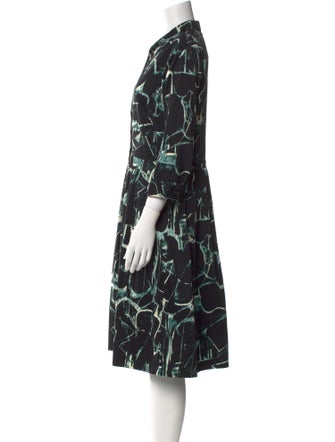 Samantha Sung Printed Midi Length Dress