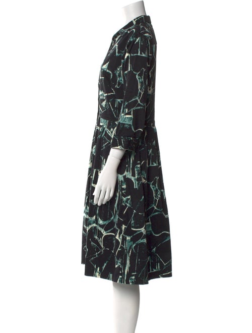 Samantha Sung Printed Midi Length Dress