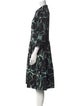 Samantha Sung Printed Midi Length Dress
