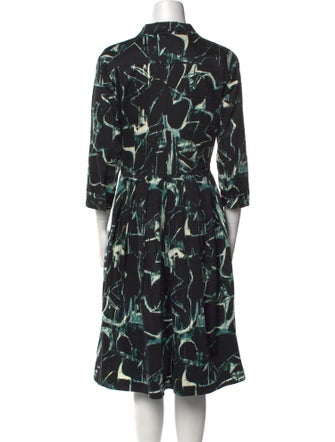 Samantha Sung Printed Midi Length Dress