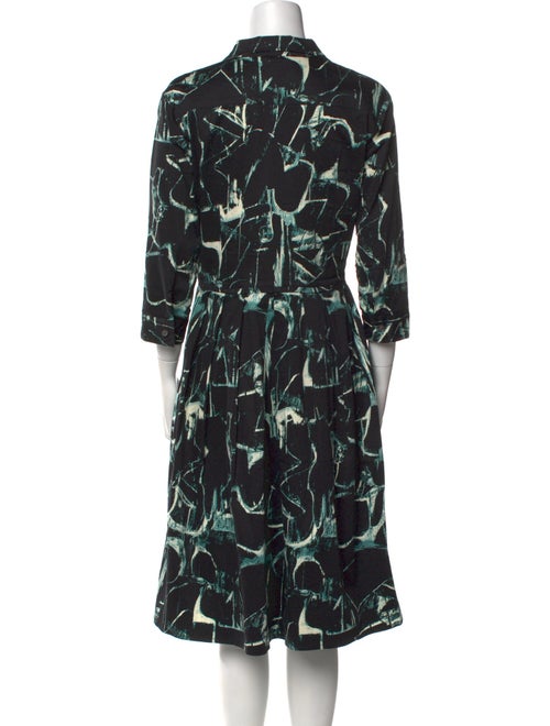 Samantha Sung Printed Midi Length Dress