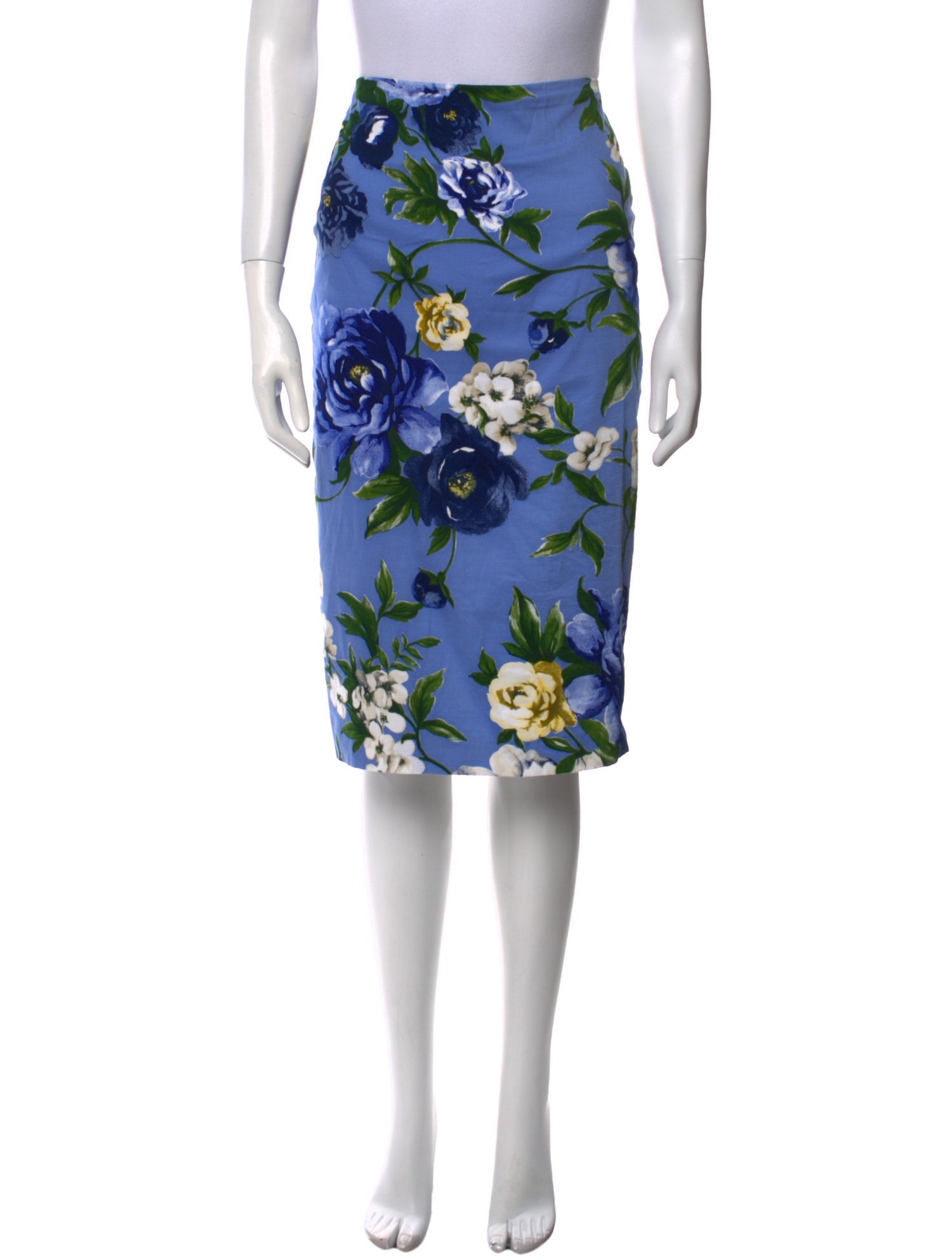 Samantha Sung Floral Print Knee-Length Skirt