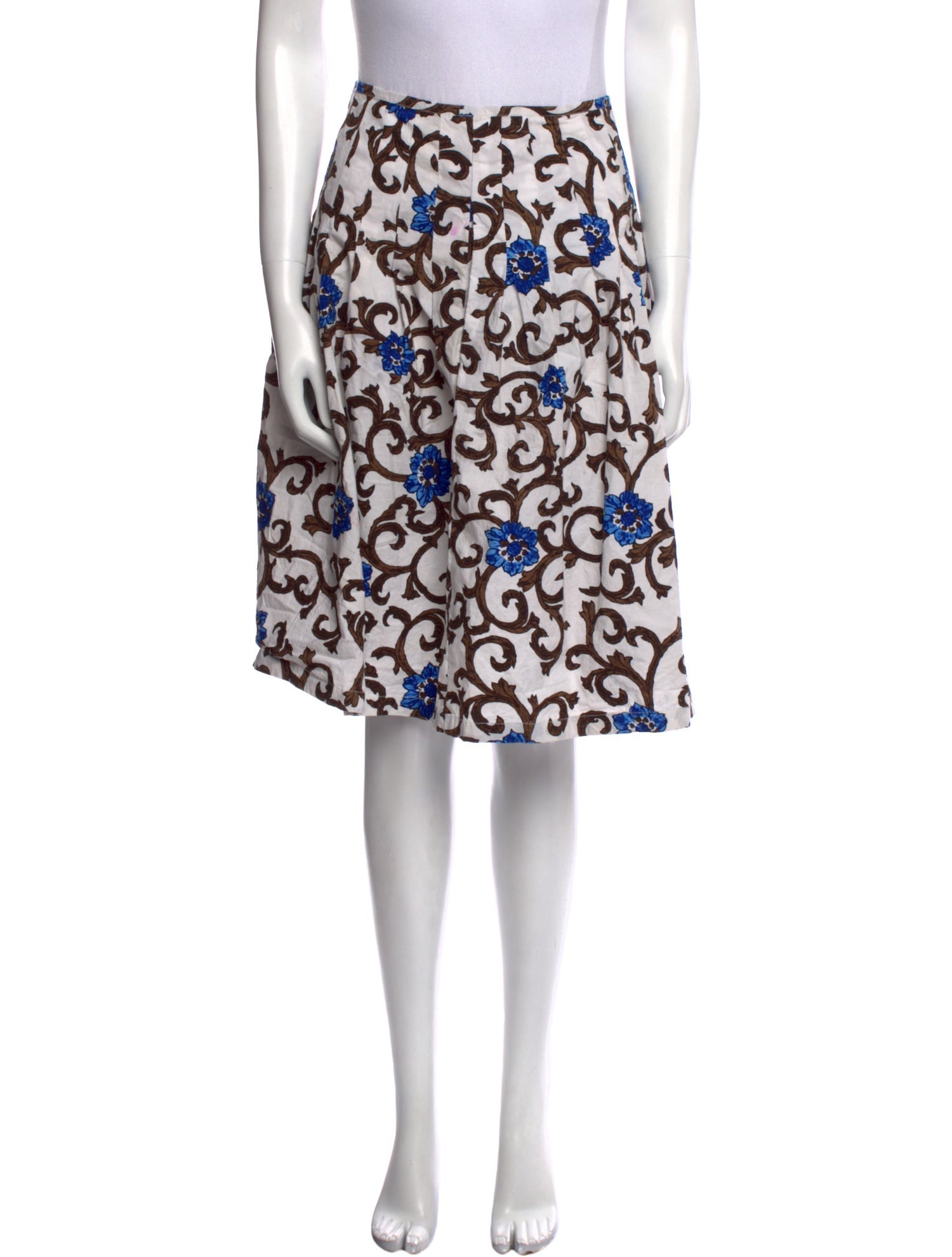 Samantha Sung Printed Knee-Length Skirt