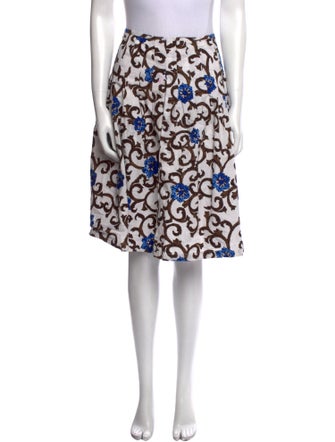 Samantha Sung Printed Knee-Length Skirt