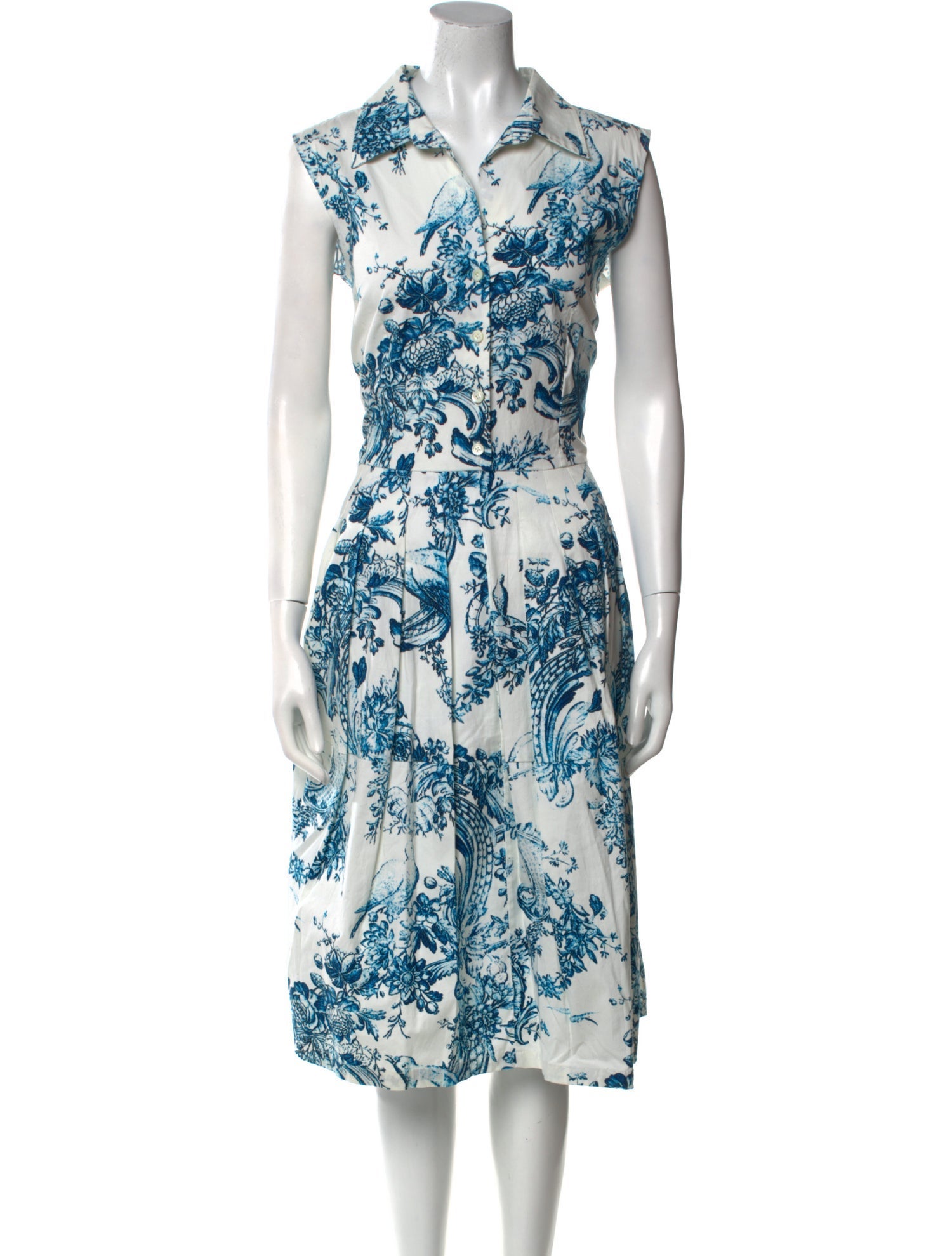 Samantha Sung Floral Print Midi Length Dress