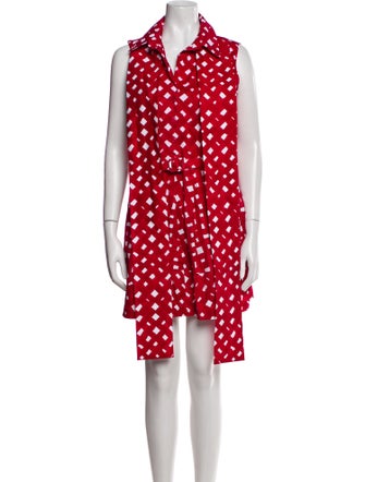 Samantha Sung Printed Mini Dress