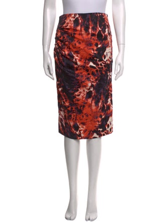 Samantha Sung Printed Knee-Length Skirt