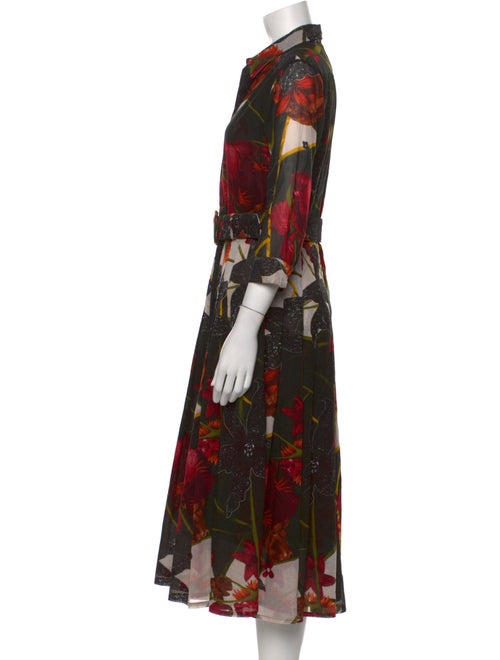 Samantha Sung Printed Midi Length Dress