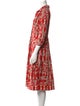 Samantha Sung Printed Knee-Length Dress