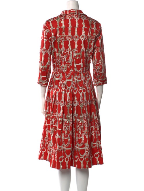 Samantha Sung Printed Knee-Length Dress