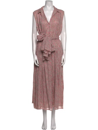 Samantha Sung Printed Long Dress