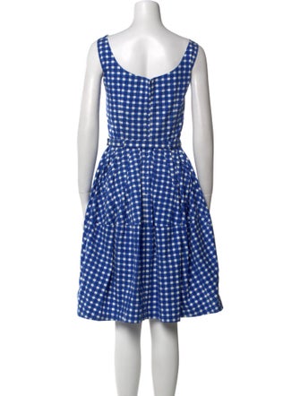 Samantha Sung Printed Knee-Length Dress