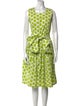 Samantha Sung Polka Dot Print Midi Length Dress