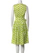 Samantha Sung Polka Dot Print Midi Length Dress