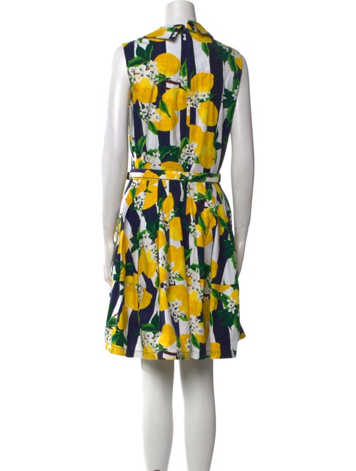 Samantha Sung Floral Print Knee-Length Dress