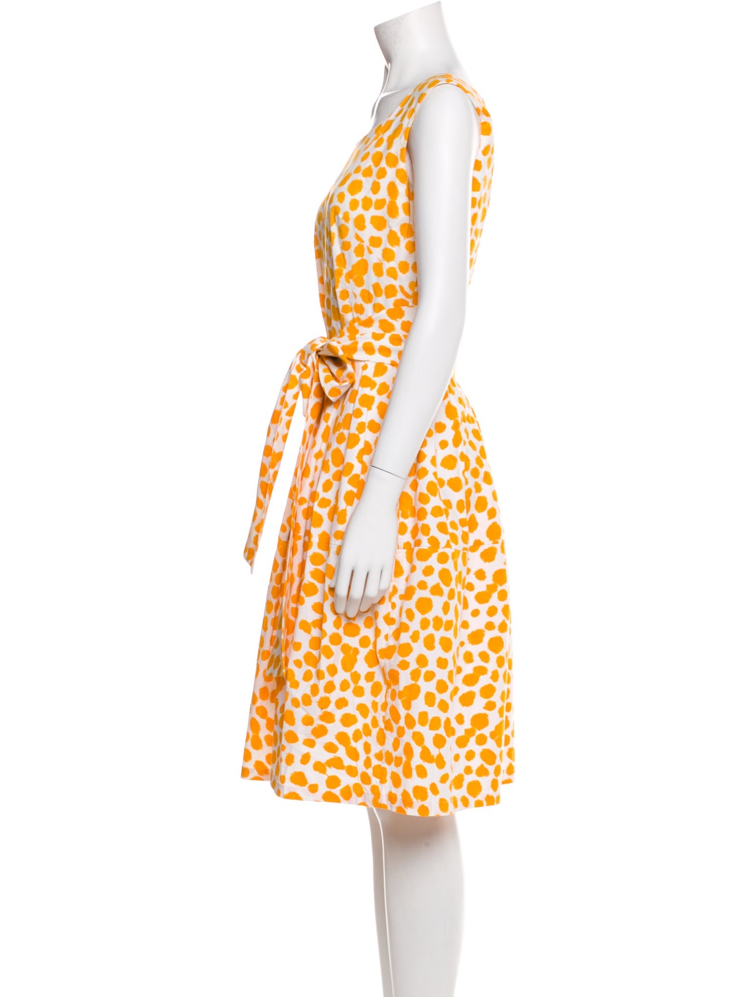 Samantha Sung Animal Print Knee-Length Dress