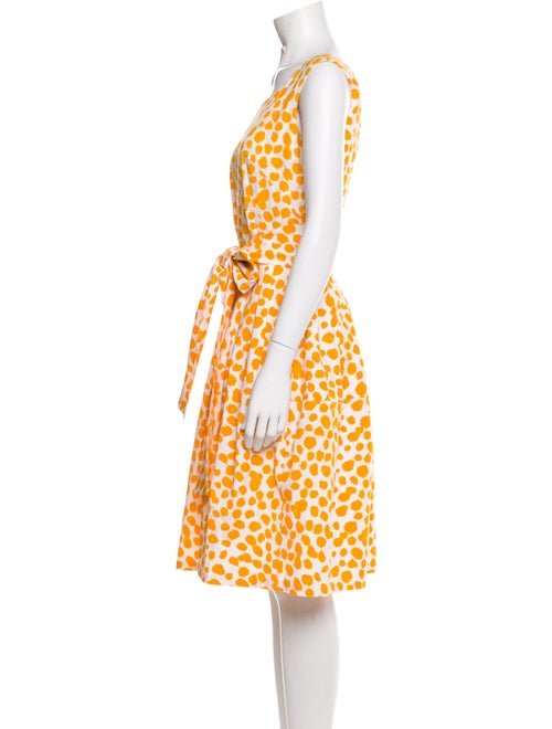 Samantha Sung Animal Print Knee-Length Dress