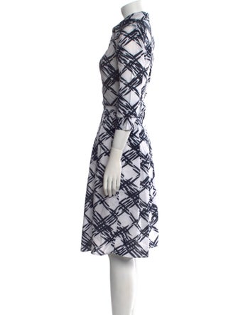 Samantha Sung Printed Midi Length Dress