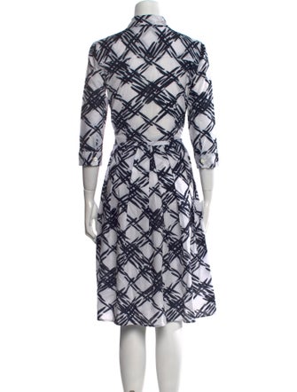 Samantha Sung Printed Midi Length Dress
