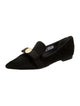 Samantha Sung Ponyhair Bow Accents Loafers