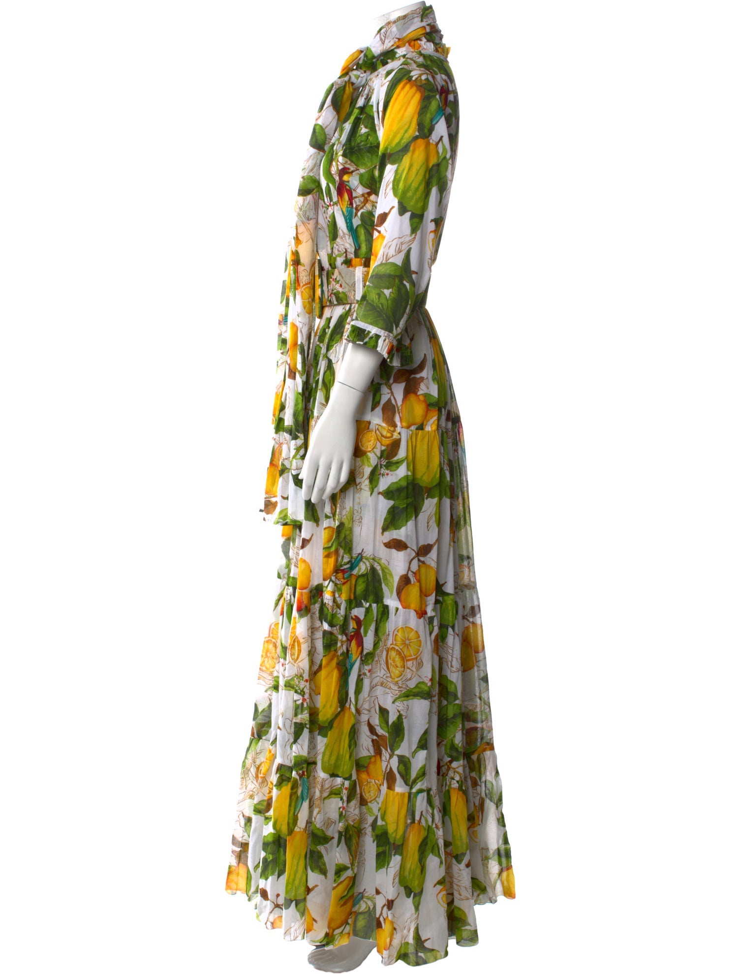 Samantha Sung Floral Print Long Dress