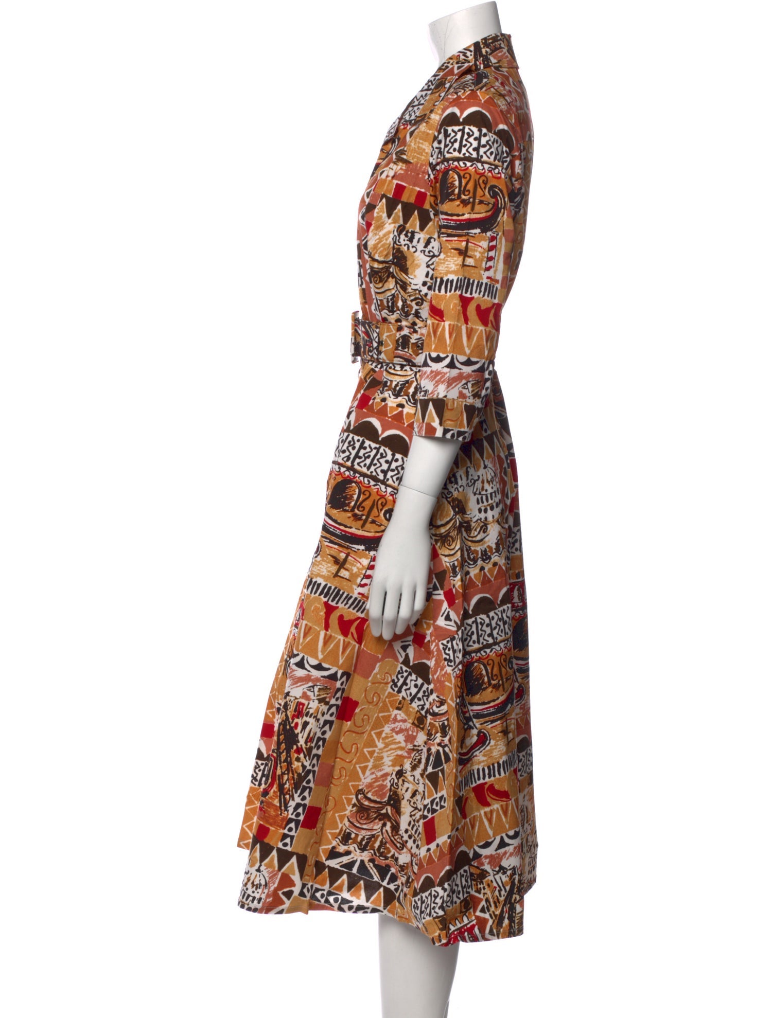 Samantha Sung Printed Long Dress w/ Tags