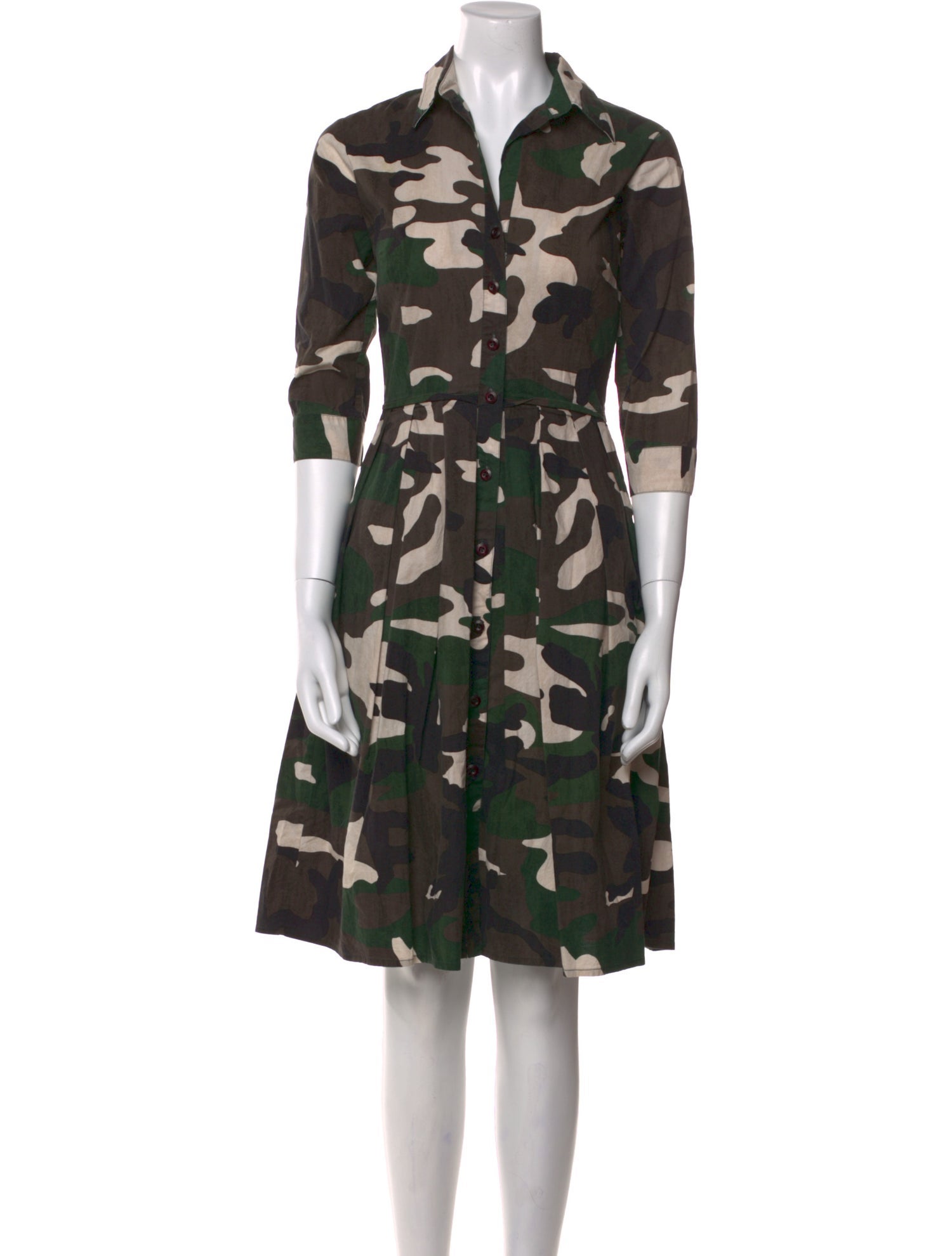 Samantha Sung Printed Knee-Length Dress