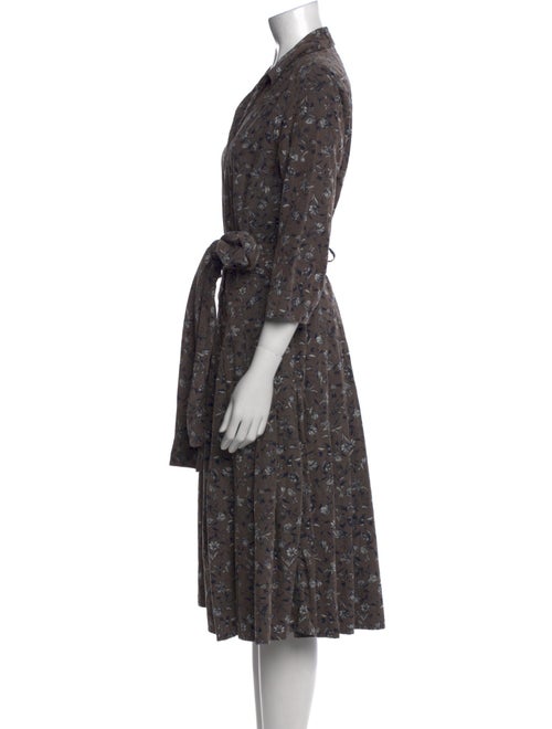 Samantha Sung Floral Print Knee-Length Dress