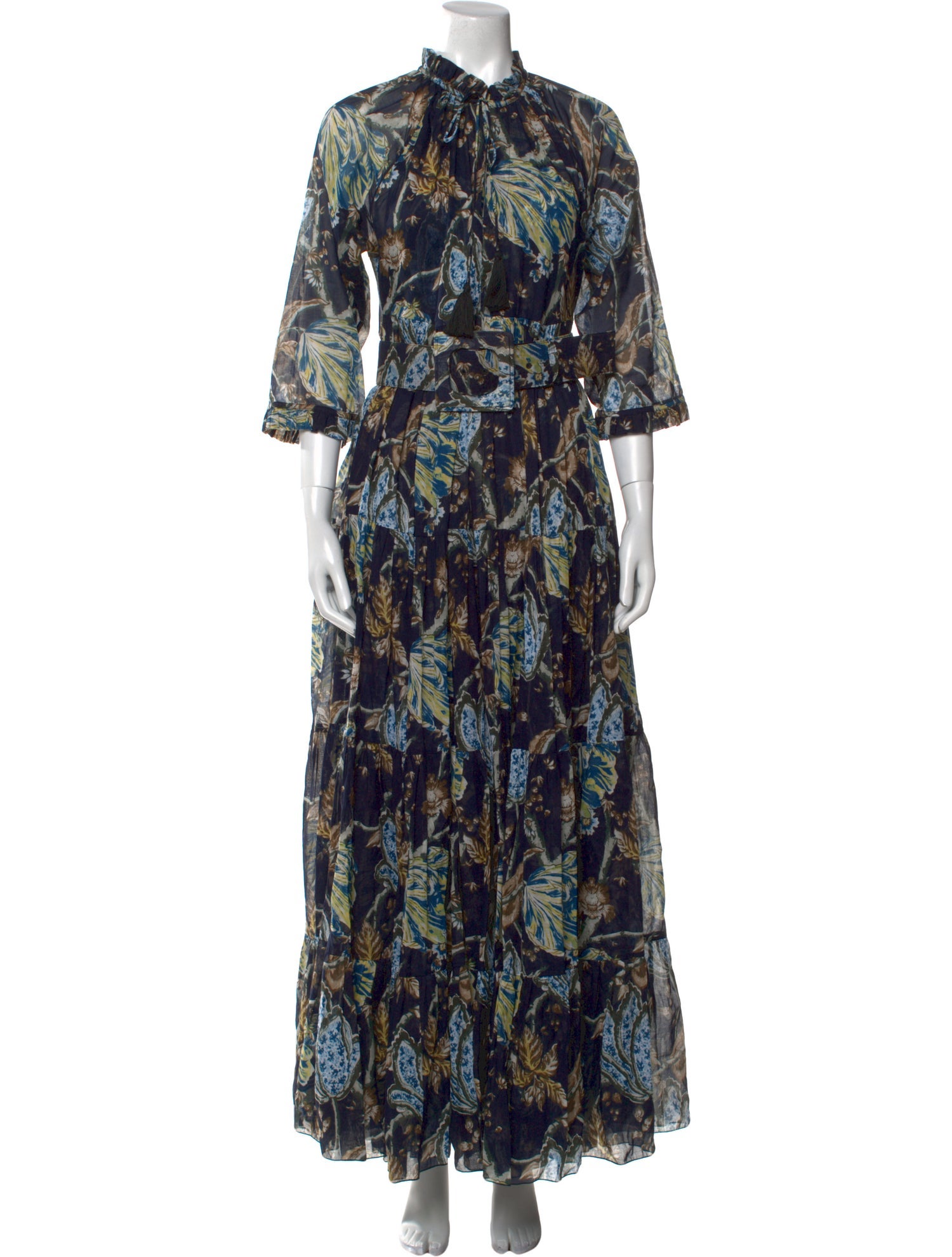 Samantha Sung Printed Long Dress