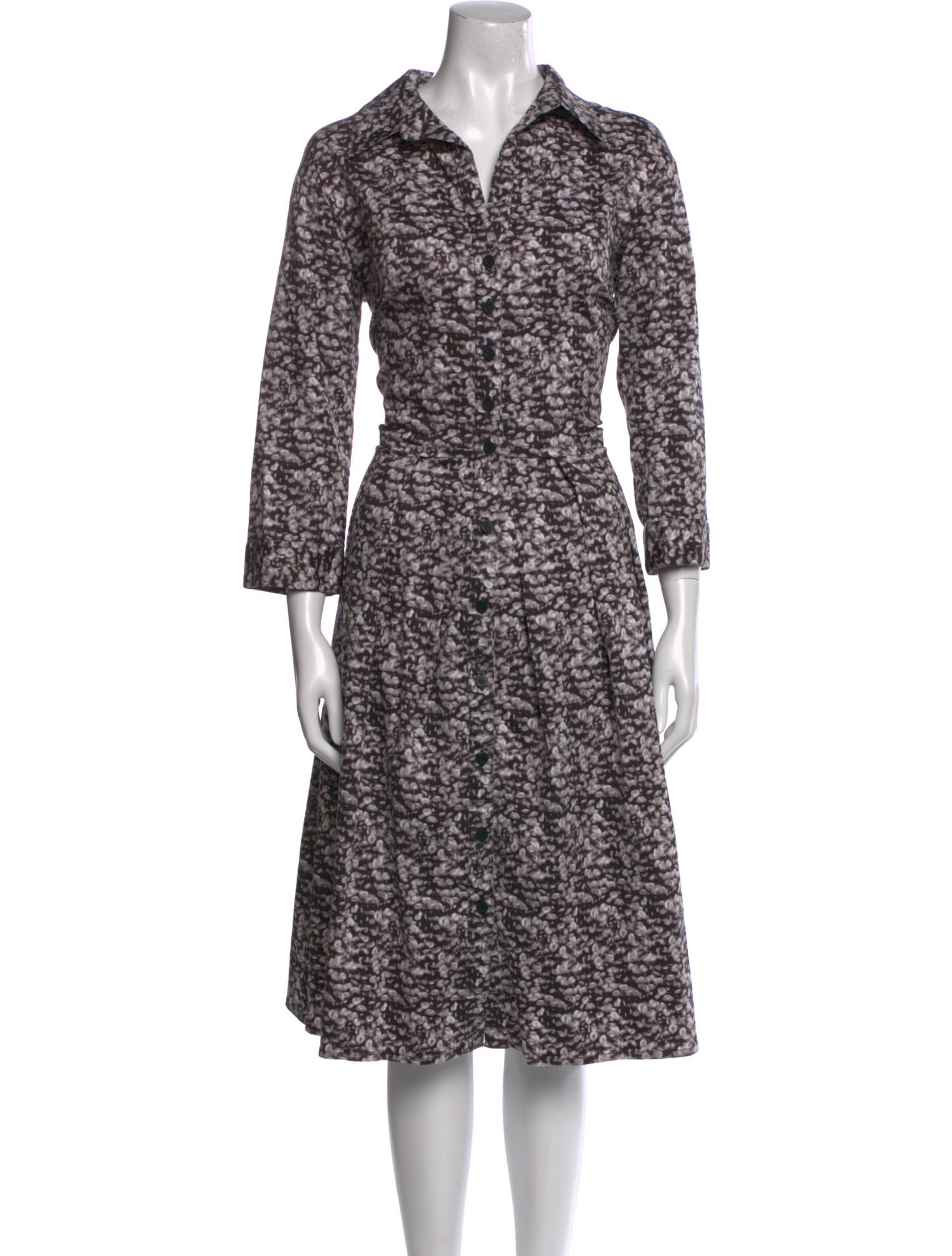 Samantha Sung Printed Midi Length Dress