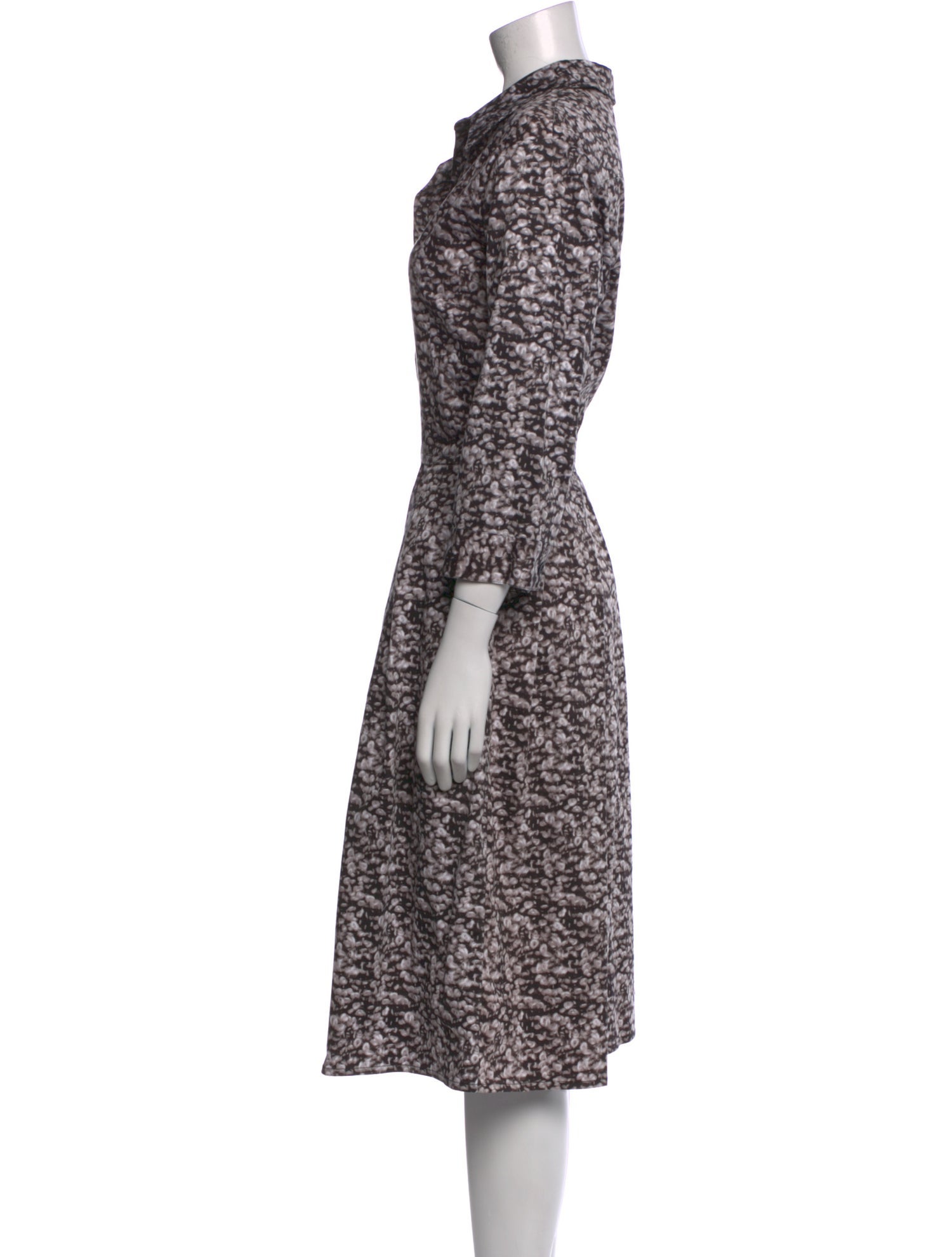 Samantha Sung Printed Midi Length Dress