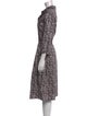 Samantha Sung Printed Midi Length Dress