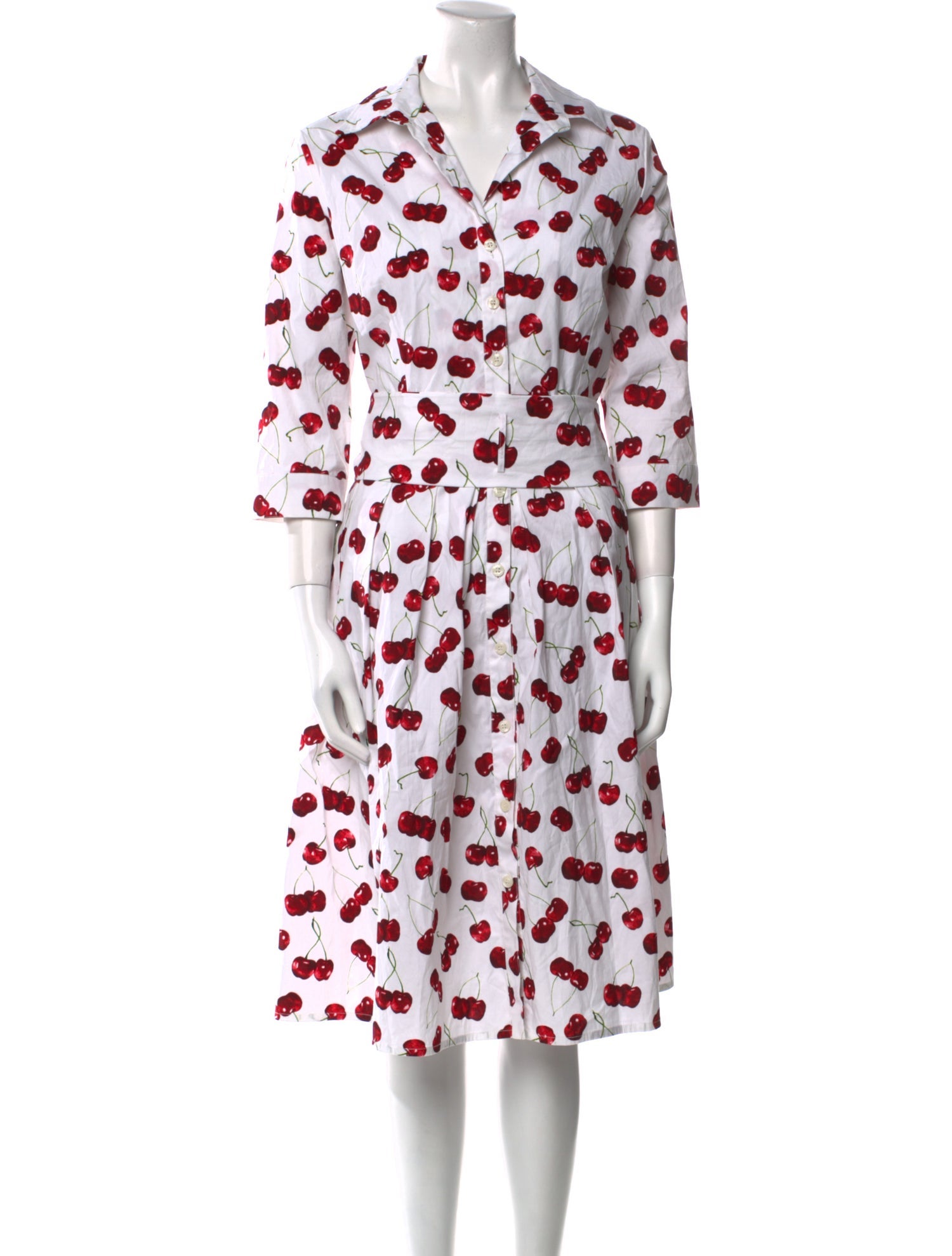 Samantha Sung Printed Midi Length Dress