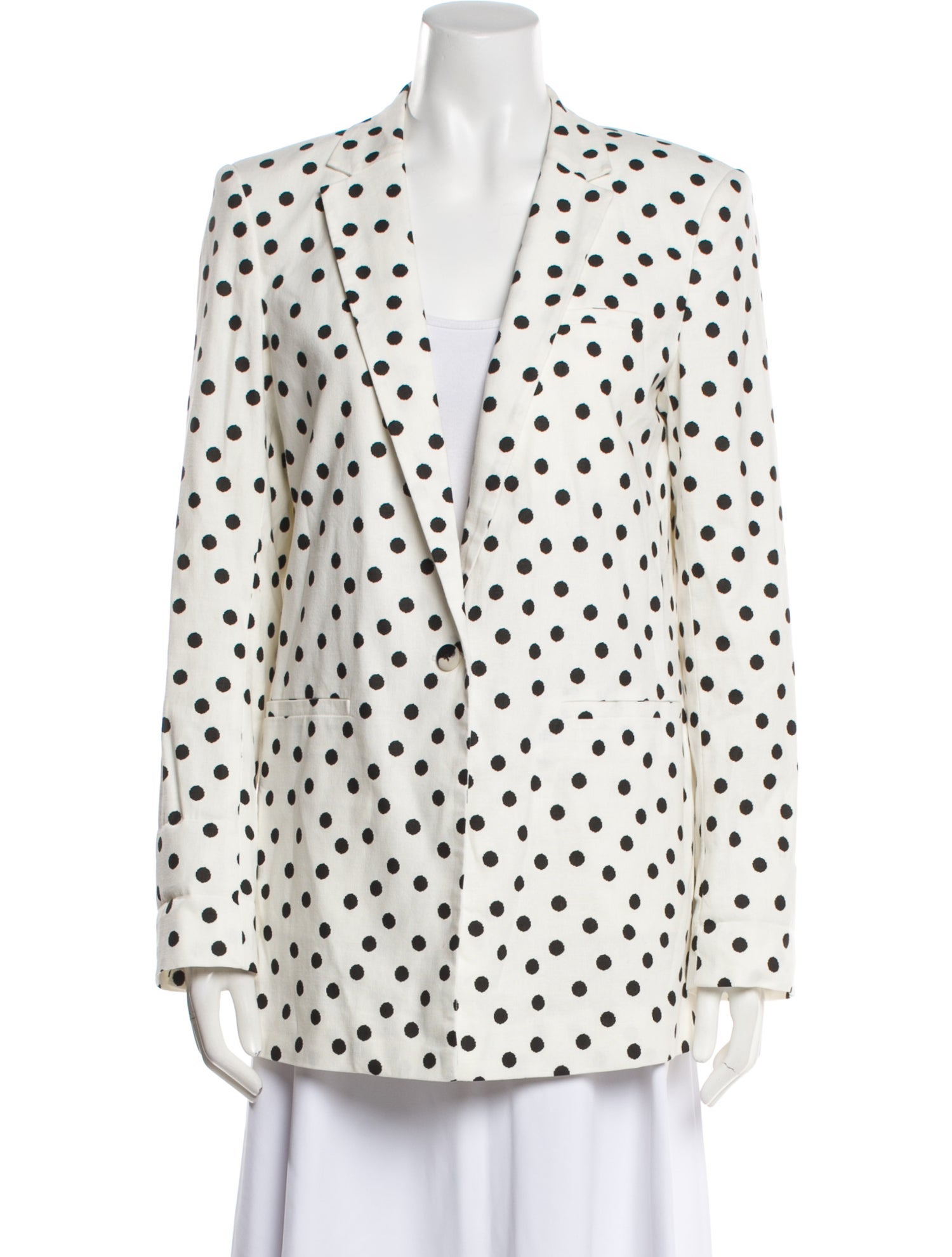 Laveer Polka Dot Print Blazer