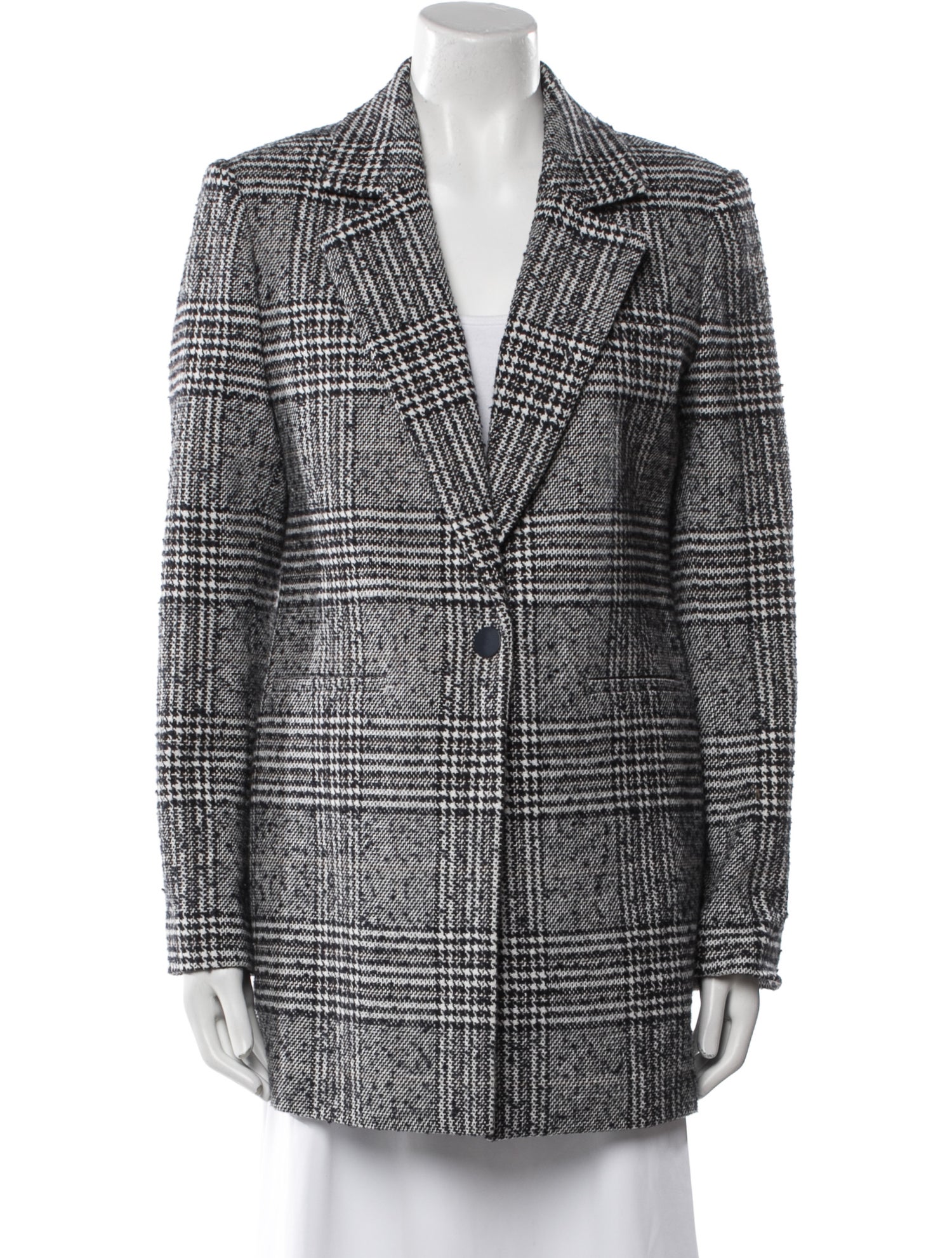 Laveer Houndstooth Print Blazer