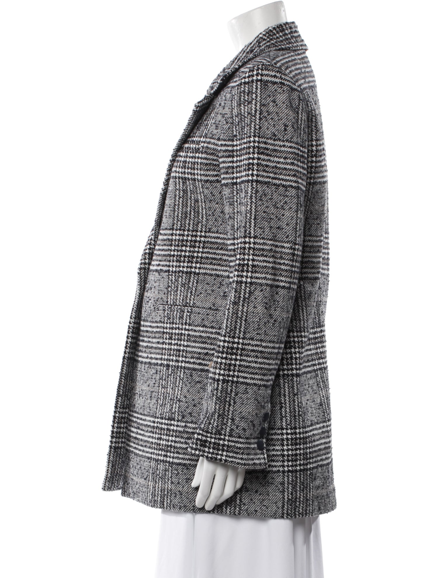 Laveer Houndstooth Print Blazer