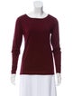 Bateau Neckline Long Sleeve T-Shirt image 1