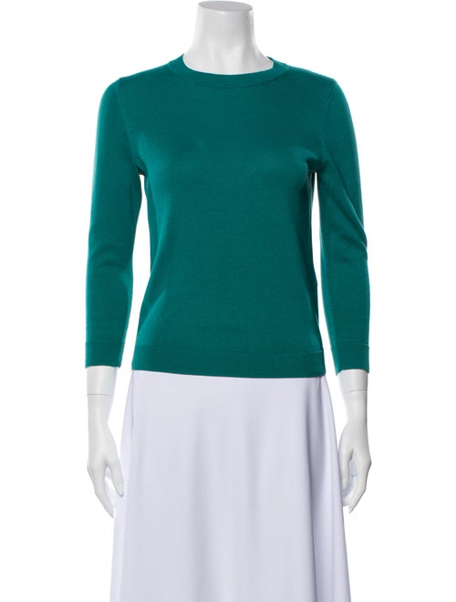L.k. Bennett Crew Neck Sweater Green