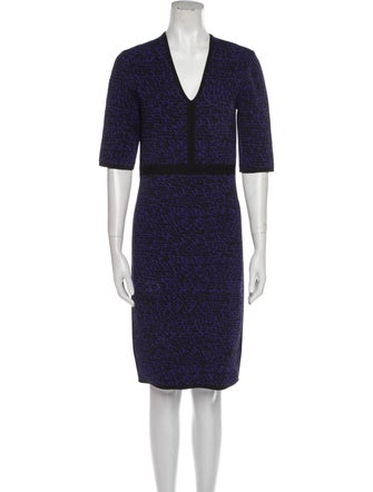 L.K. Bennett Printed Knee-Length Dress