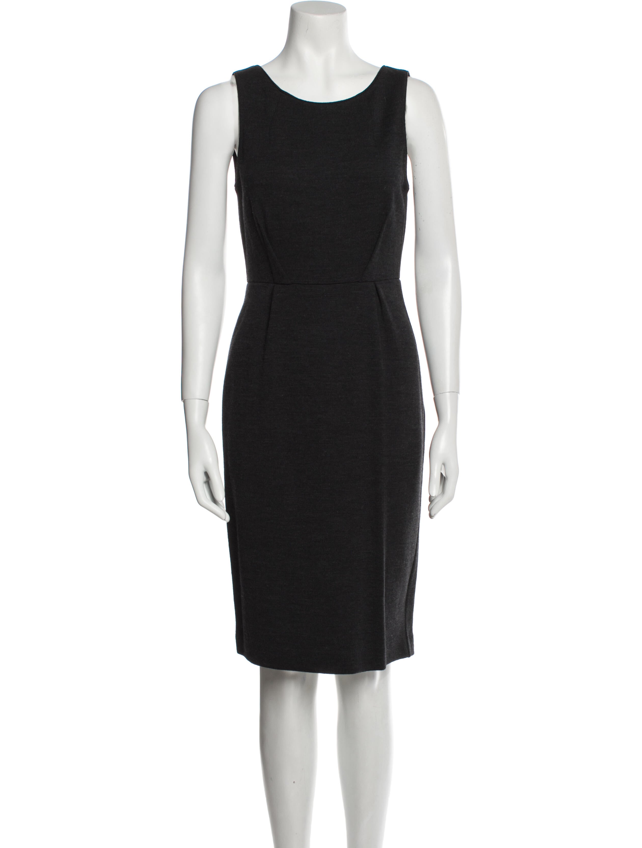 L.K. Bennett Scoop Neck Knee-Length Dress