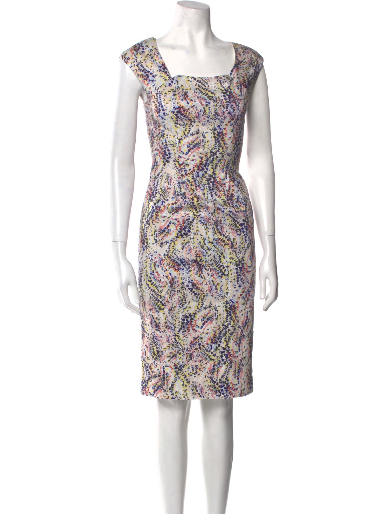 L.K. Bennett Printed Knee-Length Dress w/ Tags