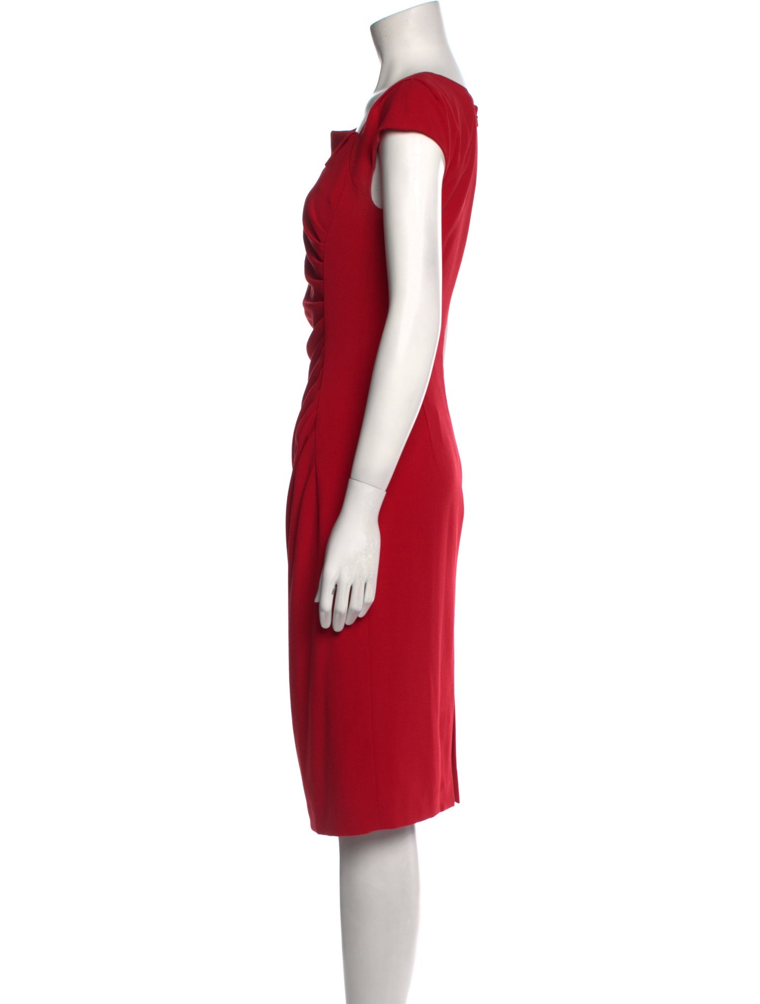 L.K. Bennett Square Neckline Midi Length Dress